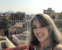 Diana K. Gibson in Palermo, Sicily.