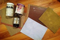 Lead ground prepared Linen art canvas panel.