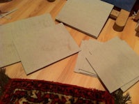Prepared raw linen Artist canvas panels.