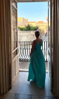 Diana K. Gibson in Ortigia, Sicily